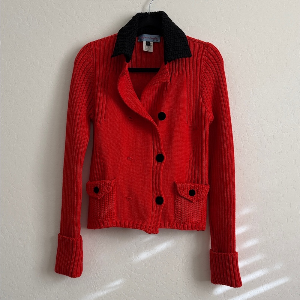 Angeline Kingsley Wool Sweater/Jacket Sz L